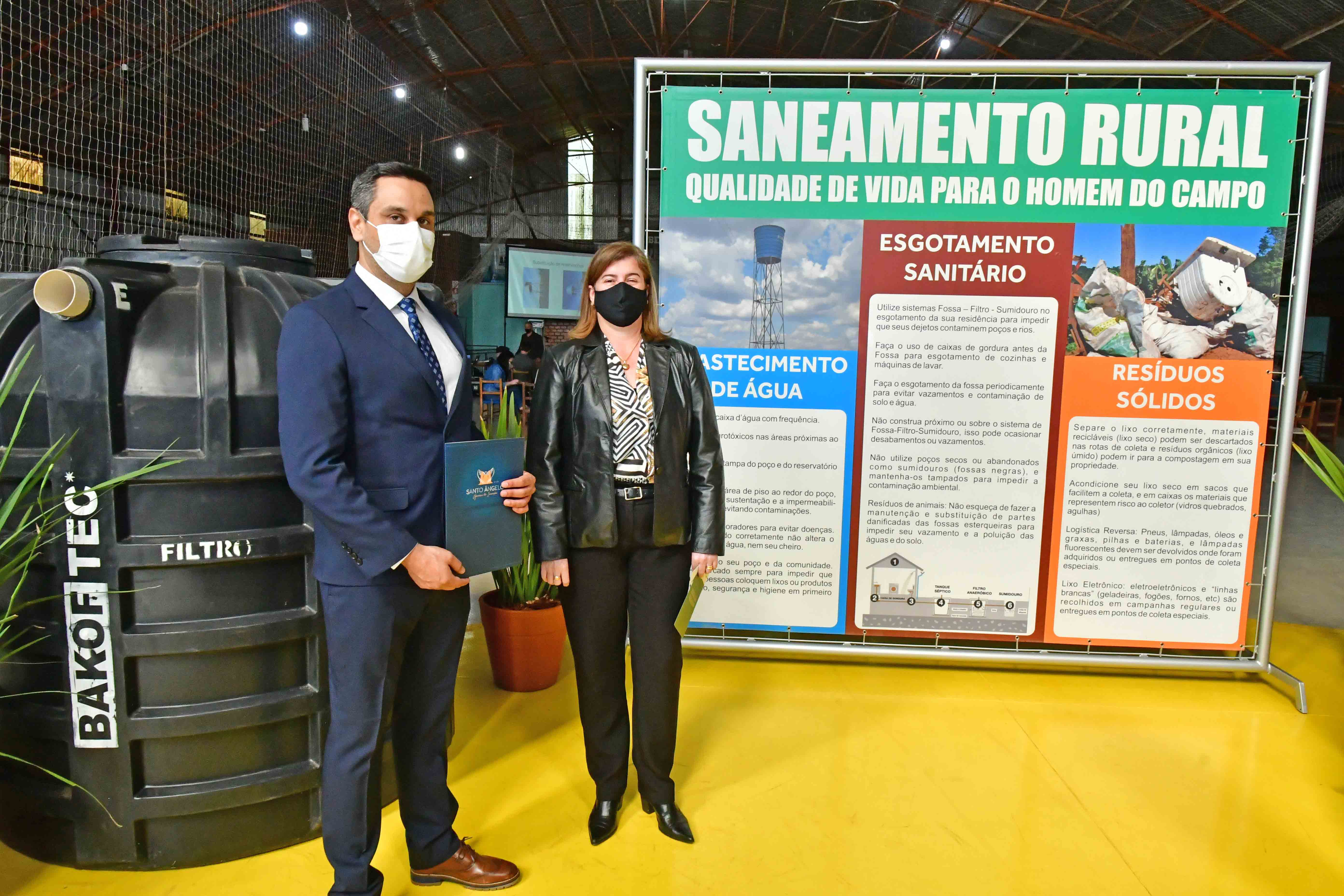 Saneamento Rural de Santo Ângelo é destaque na FAMURS